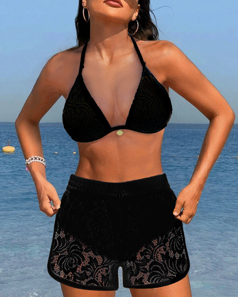 Lana® | Conjunto de bikini de encaje elegante