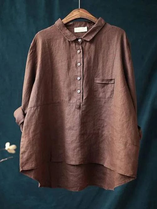 Elvie | Blusa Lino Elegante para el Verano