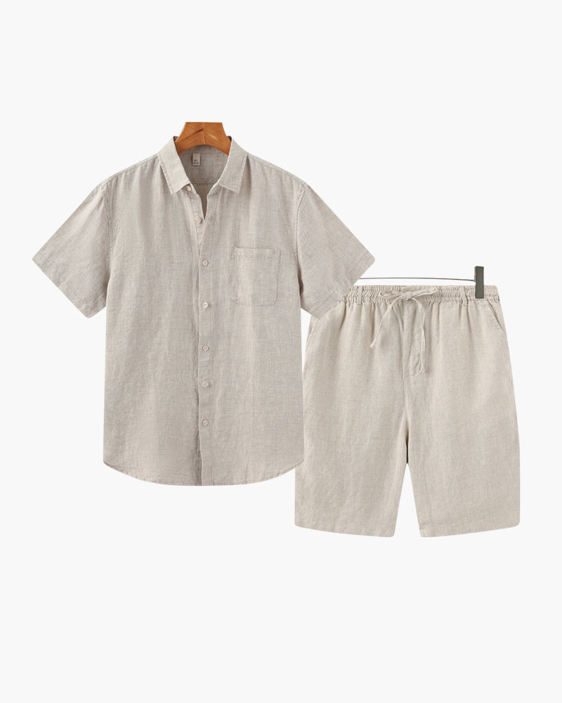 Formentera |Conjunto de Lino  (Pantalones Cortos)