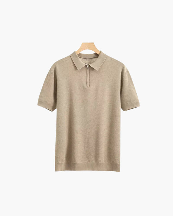 Hierro | Polo con cremallera