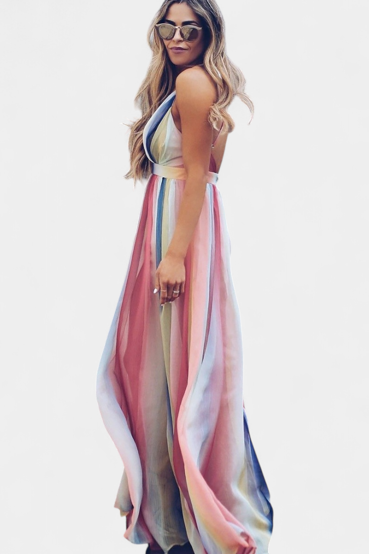 Gretchen | Vestido Rayas