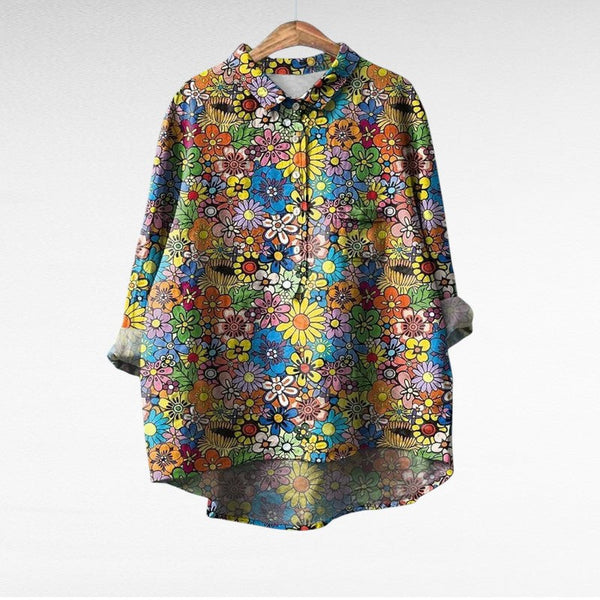 Noémie | Elegante Blusa de Verano de Lino