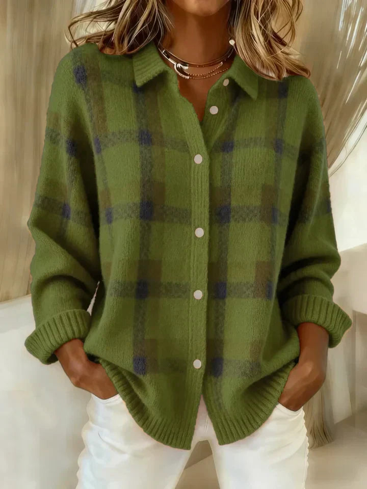 Nordave™ Victoria Retro Check Contrast Sweater