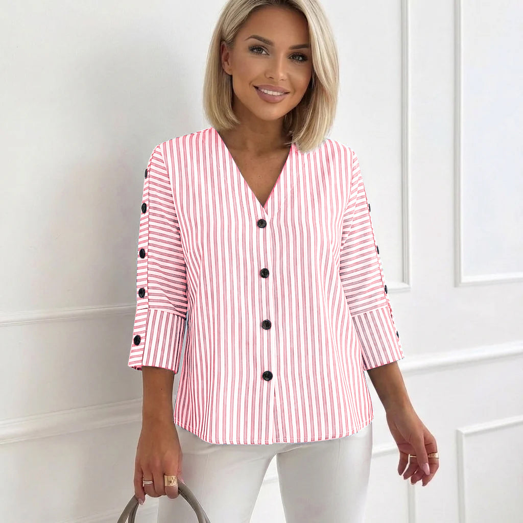 Isabella | Blusa a Rayas Cómoda