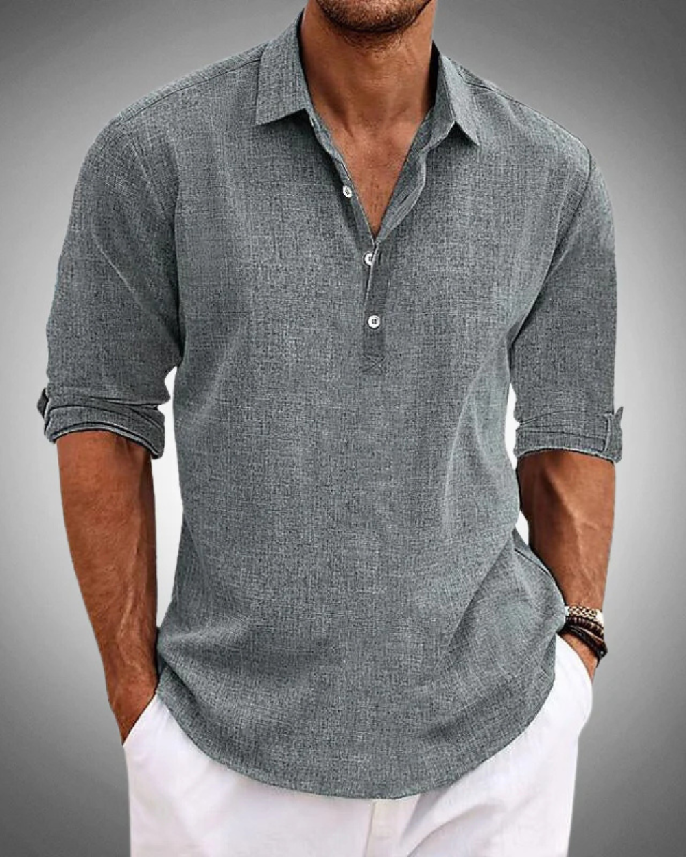 Mateo | Camisa de Algodón Elegante