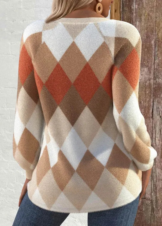 Alice | Suéter de Punto Waffle Ultra Cálido