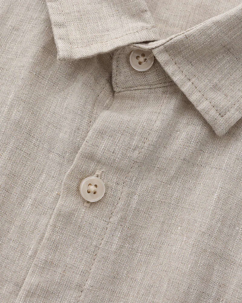 Melila | Camisa de Lino de Manga Corta