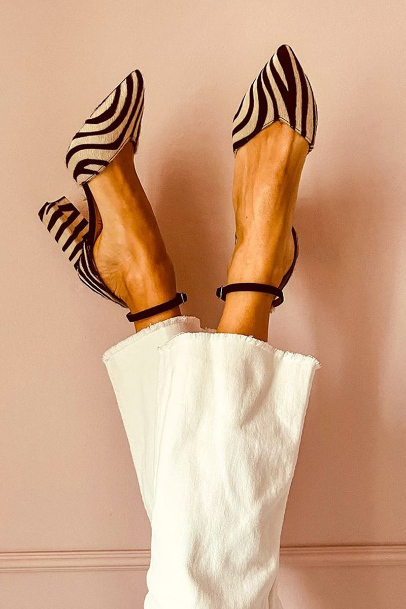 Zebrina™ | Sandalias de cebra elegantes
