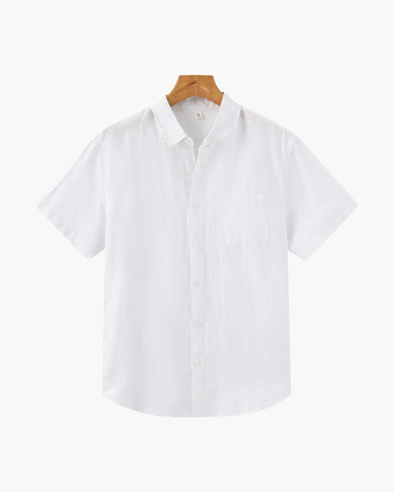 Melila | Camisa de Lino de Manga Corta