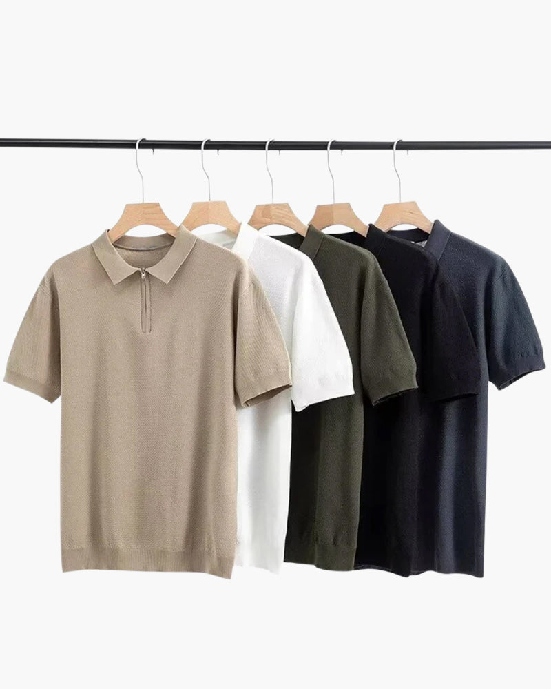 Hierro | Polo con cremallera