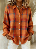 Nordave™ Victoria Retro Check Contrast Sweater