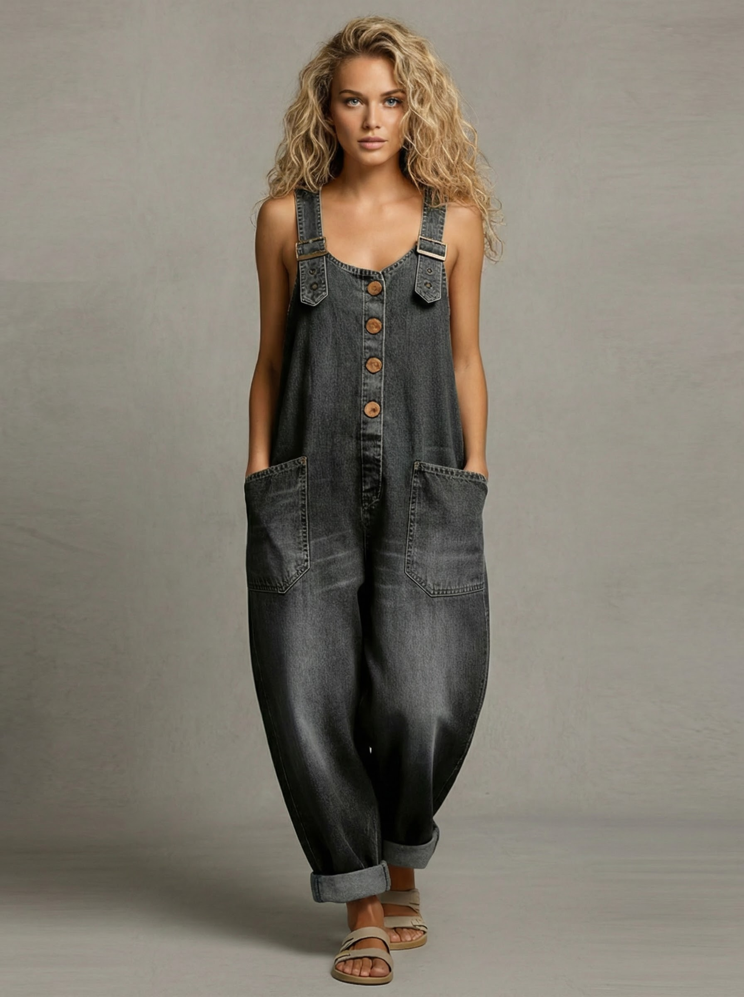 Rocio™ | Mono vaquero cómodo y favorecedor