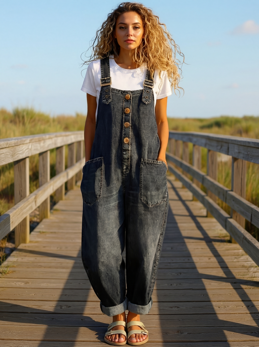 Rocio™ | Mono vaquero cómodo y favorecedor