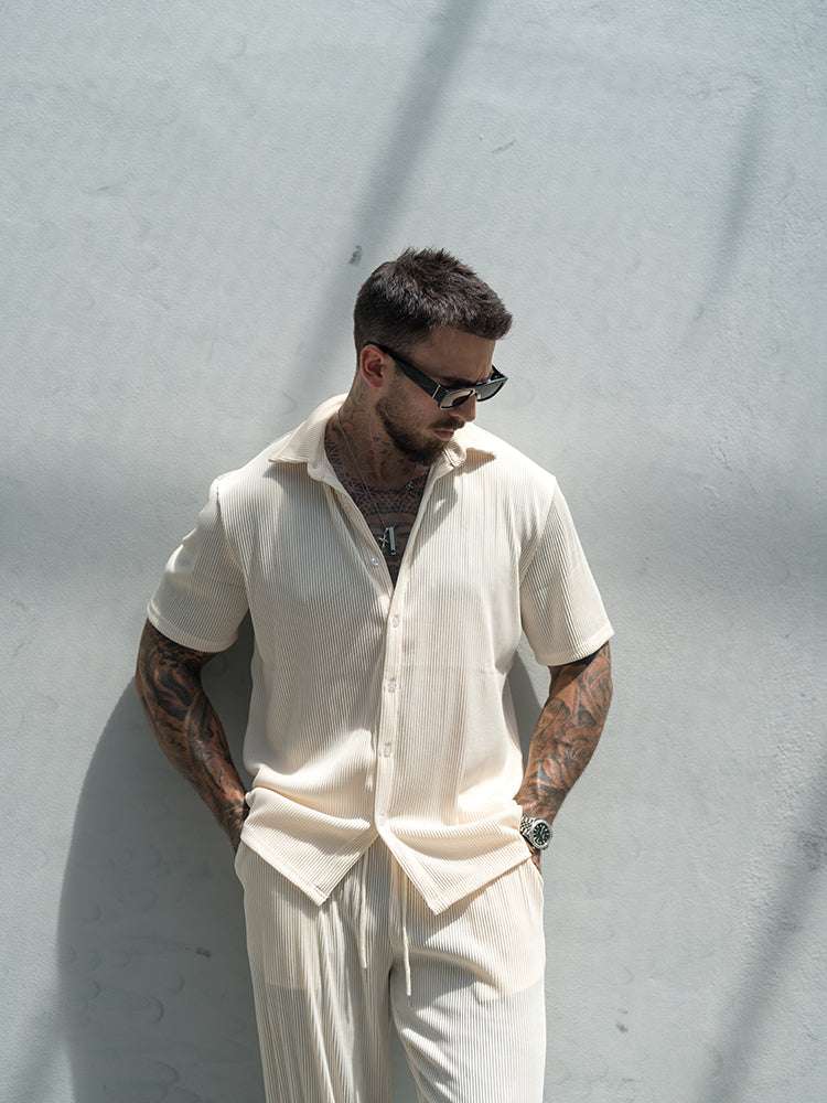 Melilla | Conjunto de Camisa de Corte Suelto