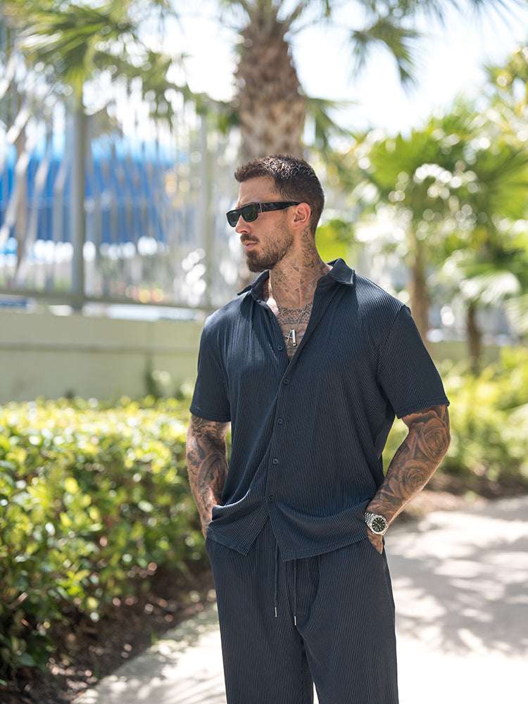 Melilla | Conjunto de Camisa de Corte Suelto