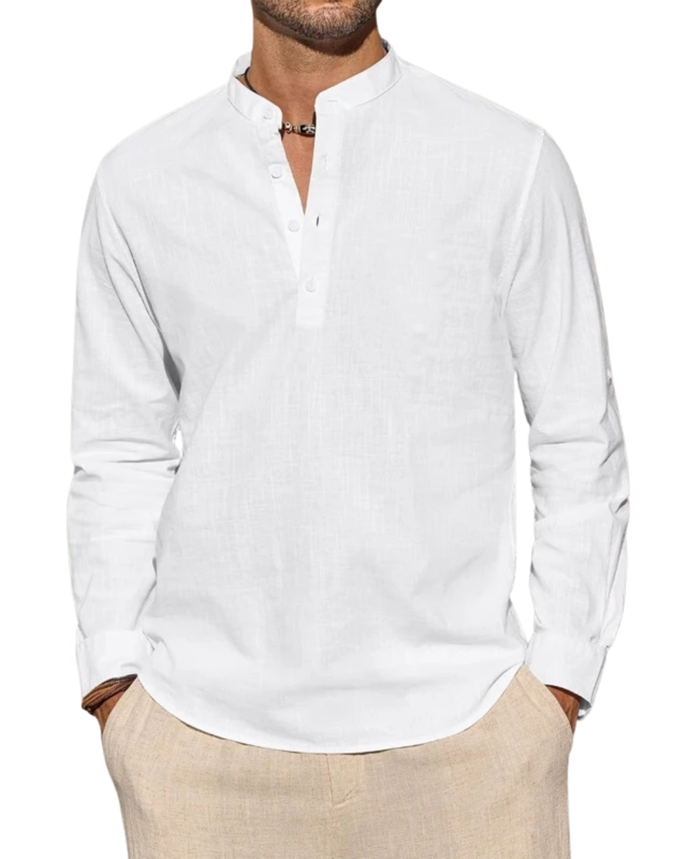 Henley | Elegante camiseta de algodón