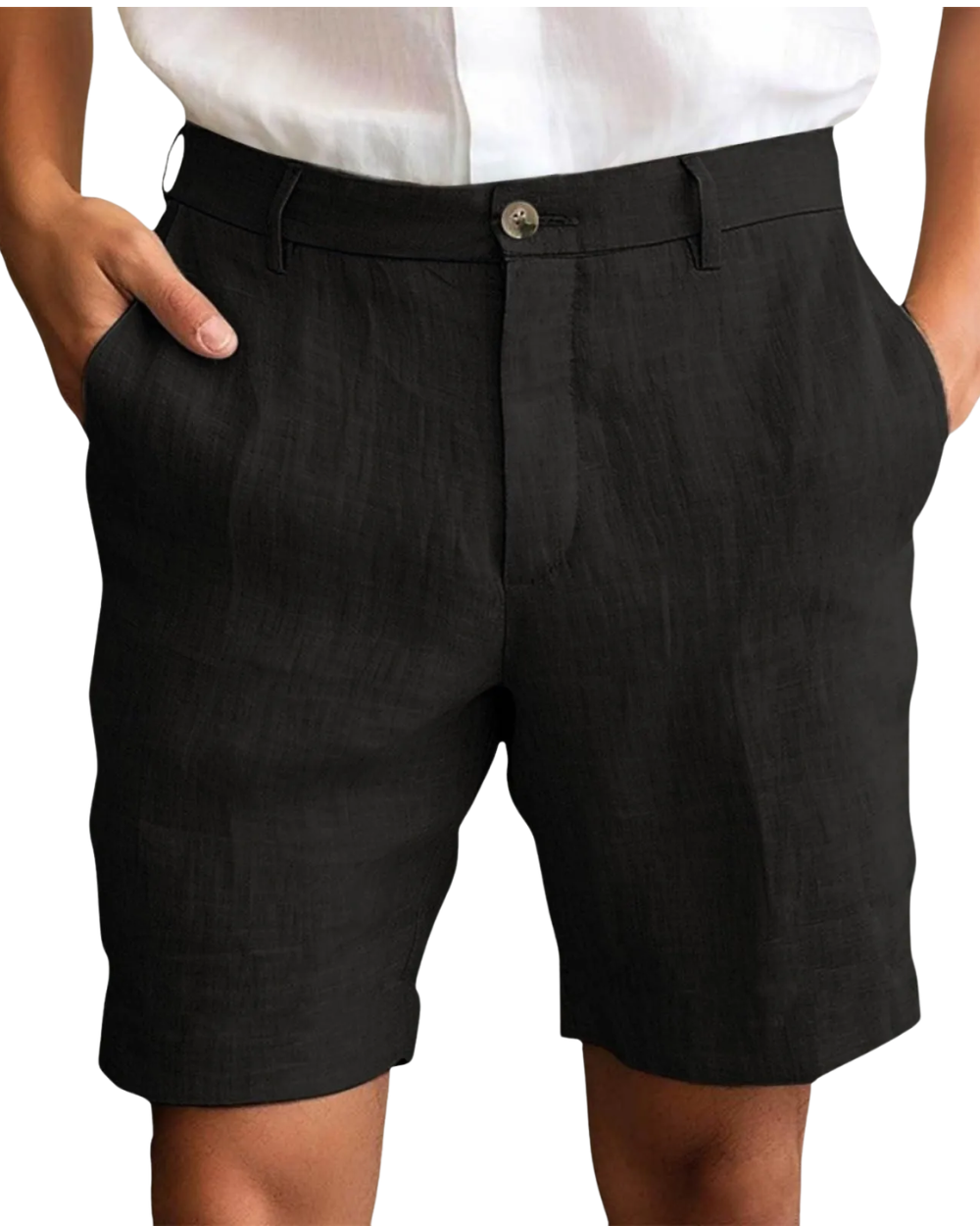 Marco │ Pantalón Corto de Lino Elegante