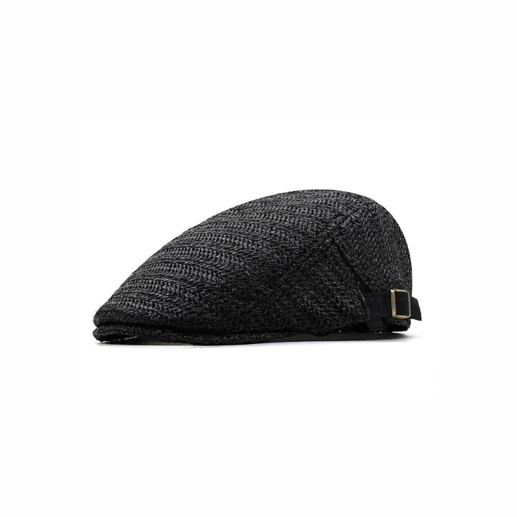Salvatore — Gorra Plana de Paja de Verano
