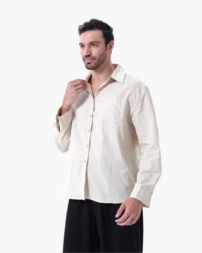 Castellón | Conjunto de Lino de Manga Larga