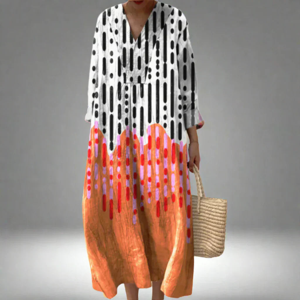 Lily | Vestido Túnica Geométrico