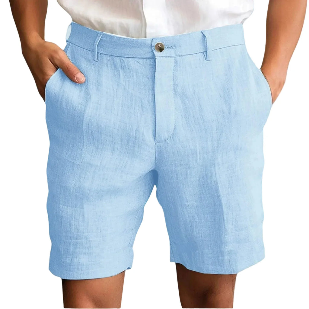 Marco │ Pantalón Corto de Lino Elegante