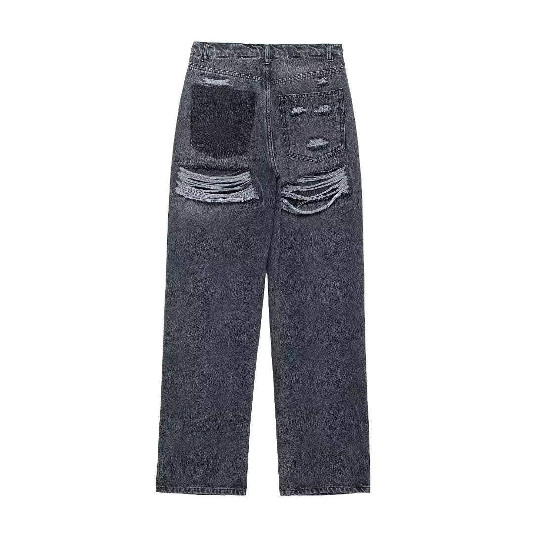 Nordave™ Vintage Patchwork Jeans