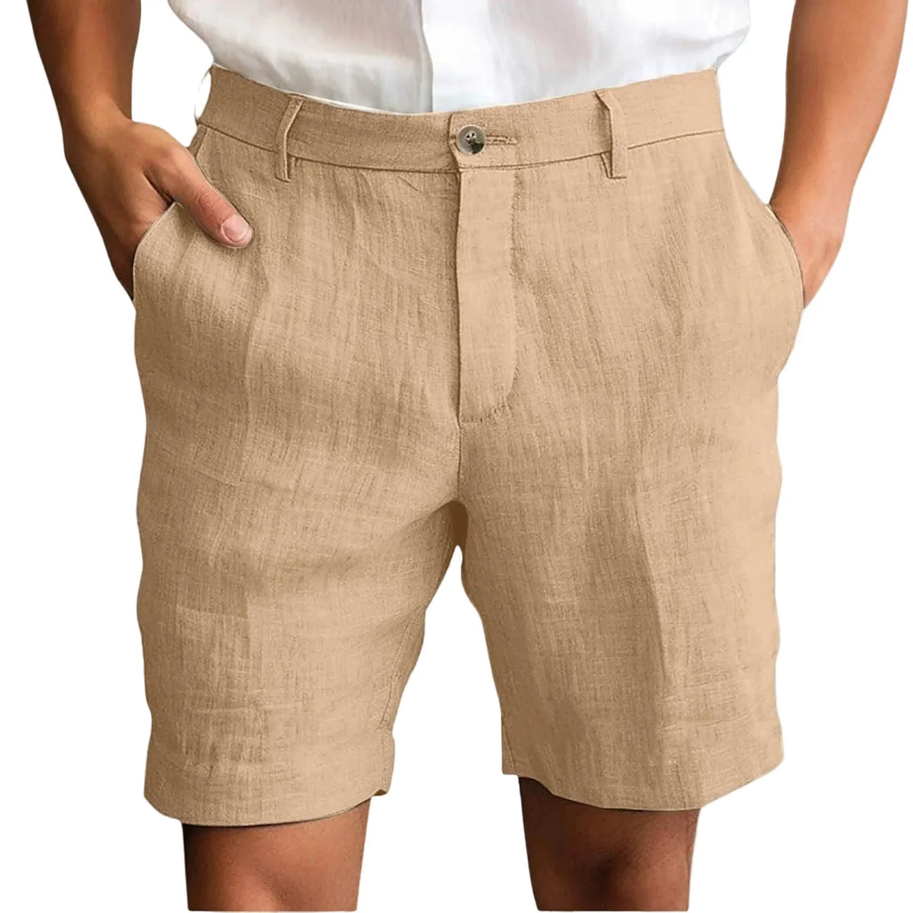 Marco │ Pantalón Corto de Lino Elegante