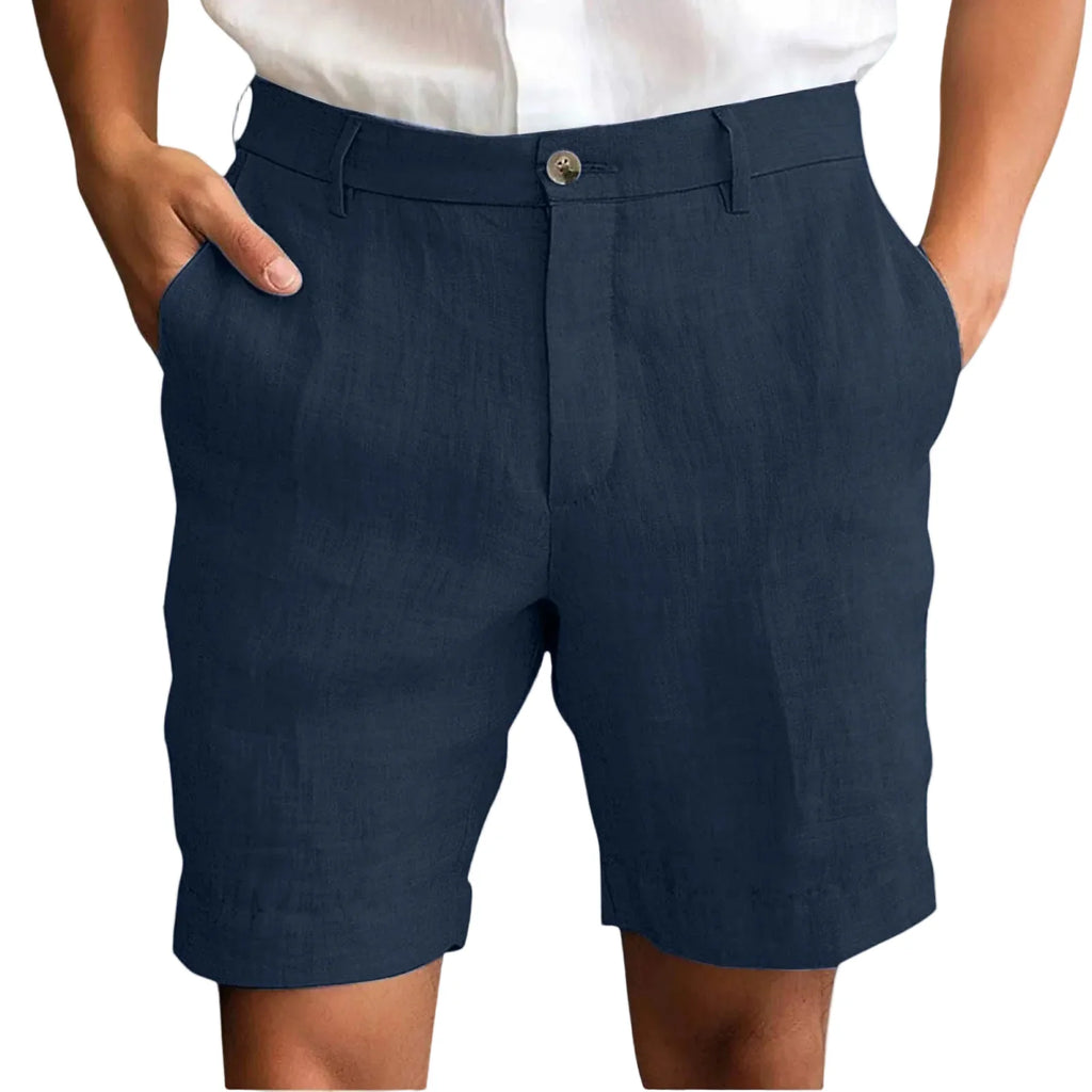 Marco │ Pantalón Corto de Lino Elegante