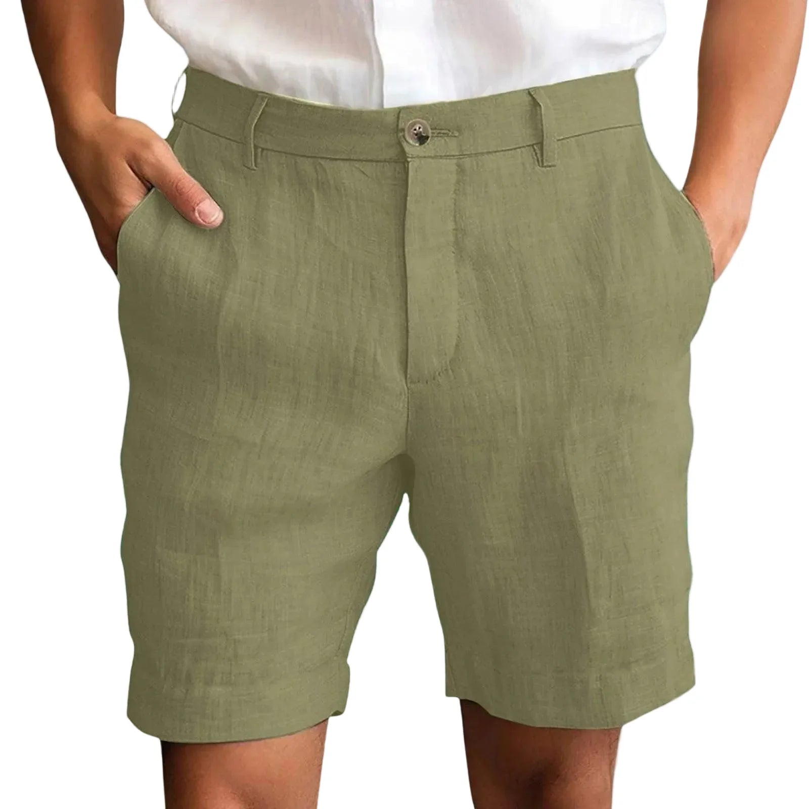 Marco │ Pantalón Corto de Lino Elegante