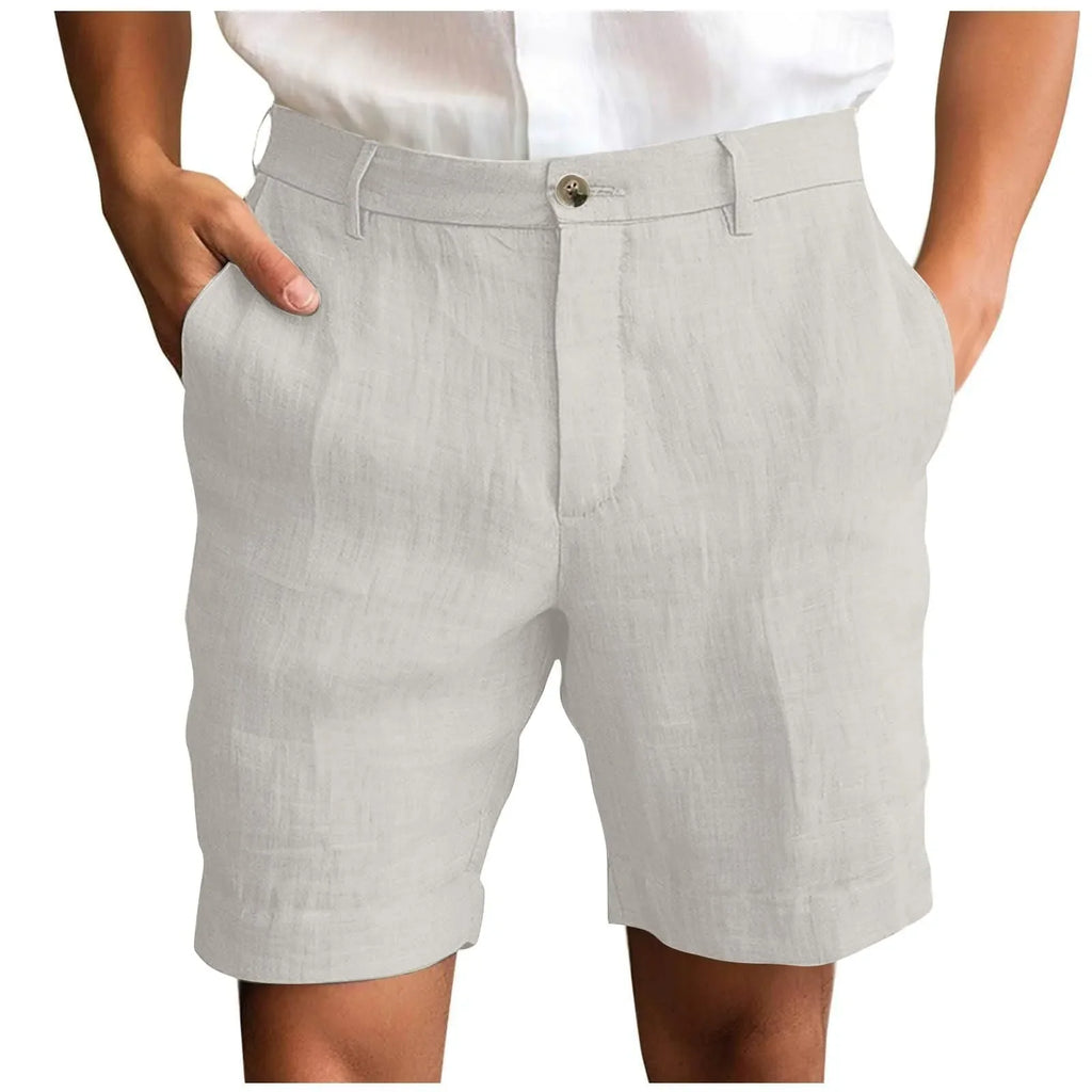 Marco │ Pantalón Corto de Lino Elegante