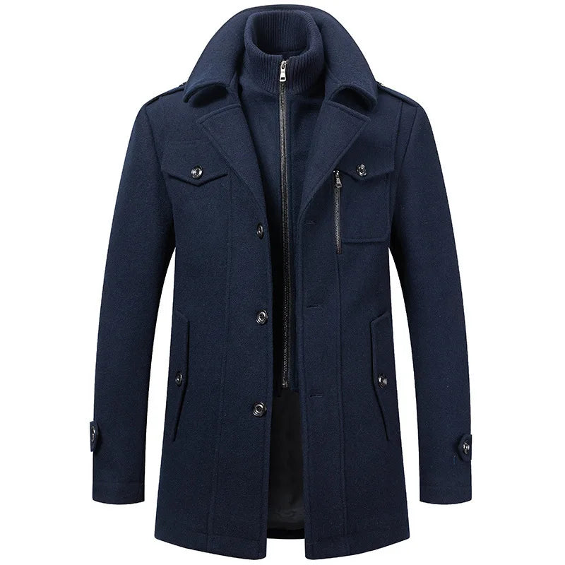 Nordave™ Double-Collar Trench Coat