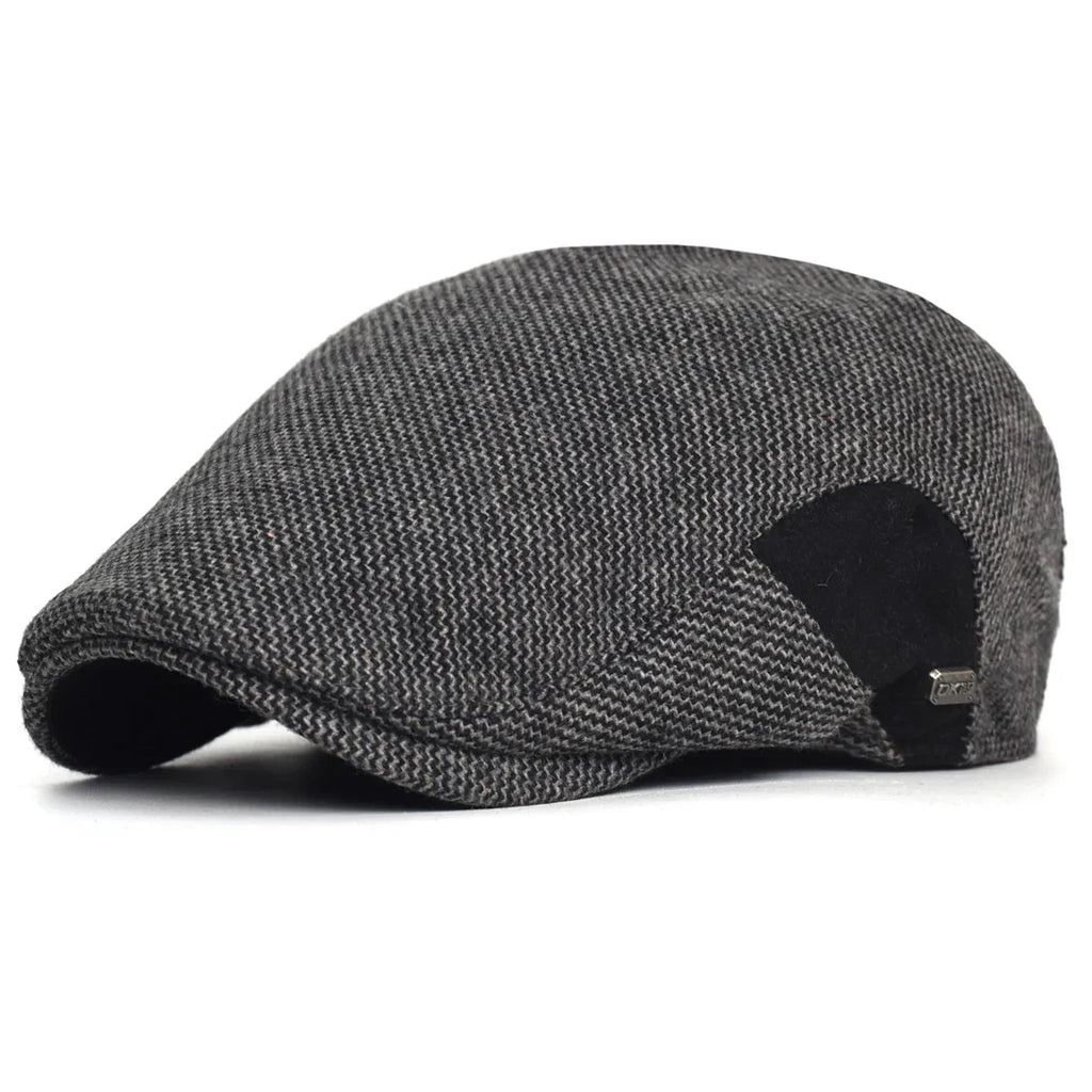 Sergio — Gorra Plana en Tweed