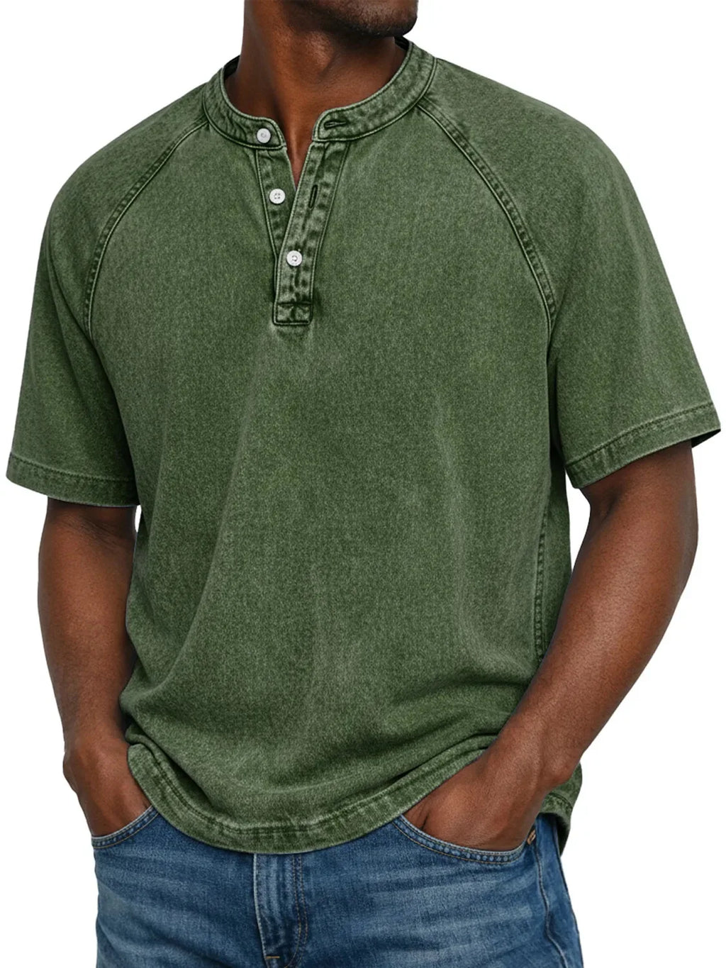 Daniel | Camisa vintage abotonada para hombre