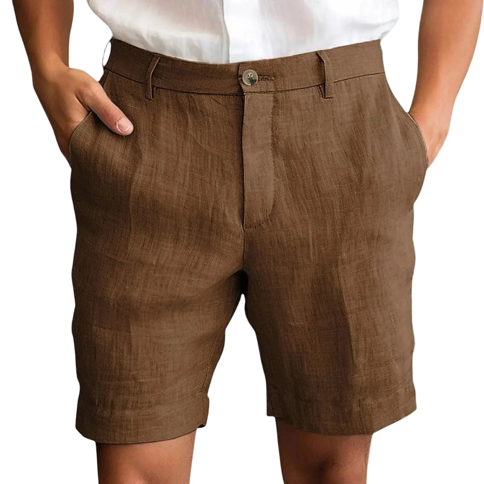 Marco │ Pantalón Corto de Lino Elegante