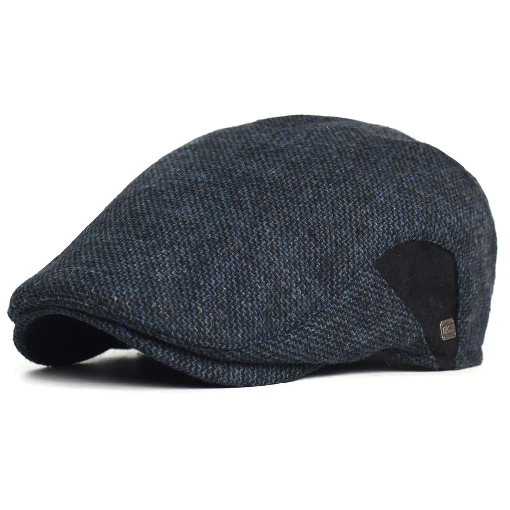 Sergio — Gorra Plana en Tweed