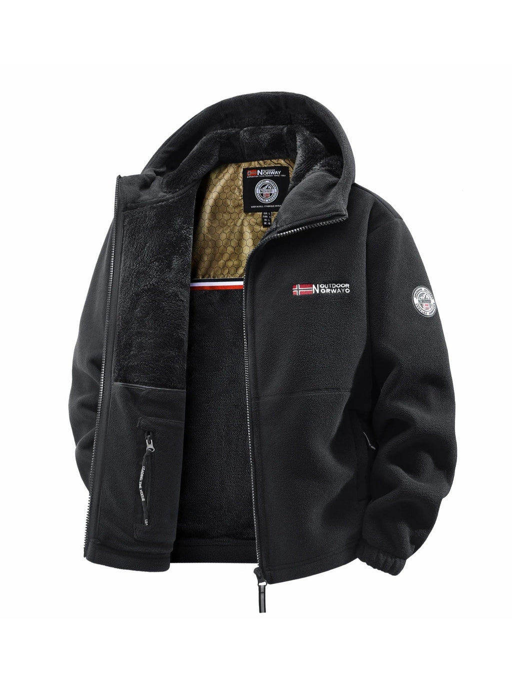 Chaqueta outdoor con capucha Atlas