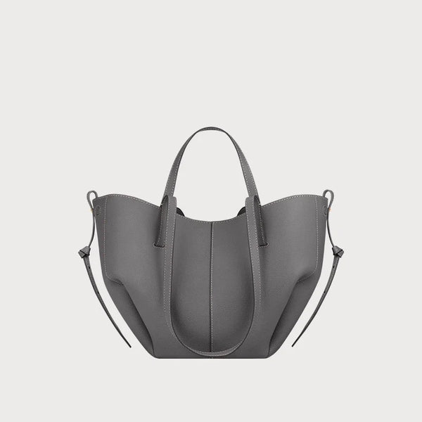 Bolso tote Freja con alas y plisados