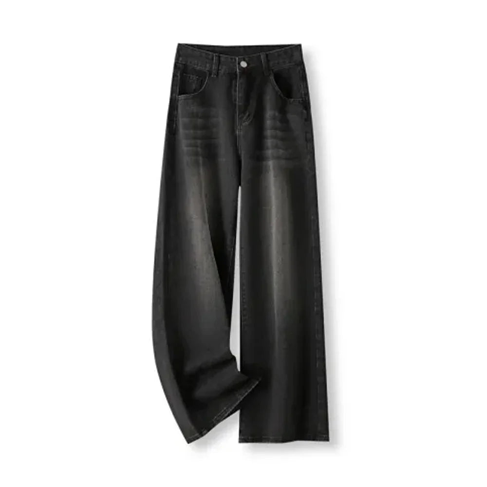 Nordave™ High-Waisted Denim Trousers