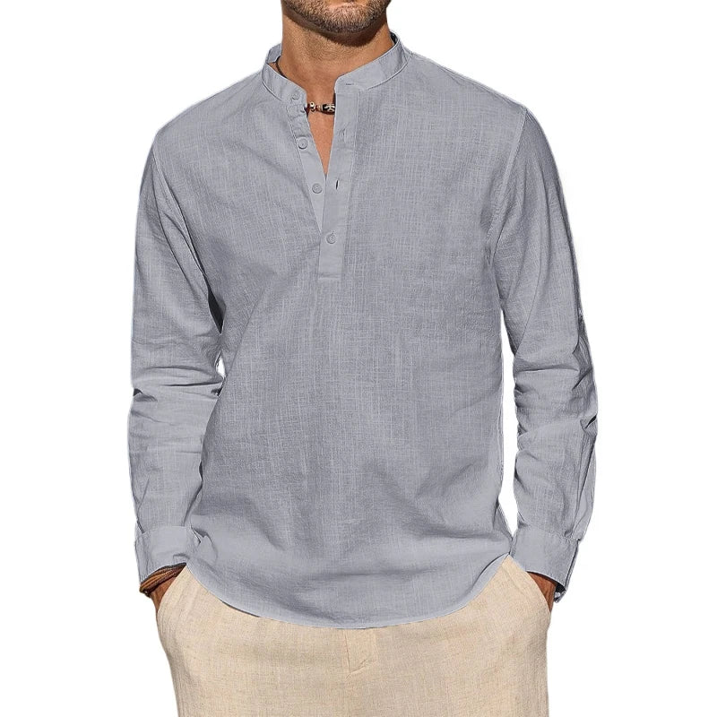 Henley | Elegante camiseta de algodón