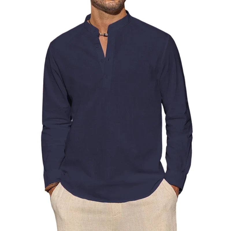 Henley | Elegante camiseta de algodón