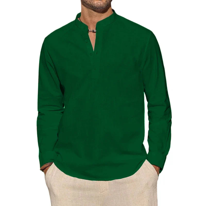 Henley | Elegante camiseta de algodón
