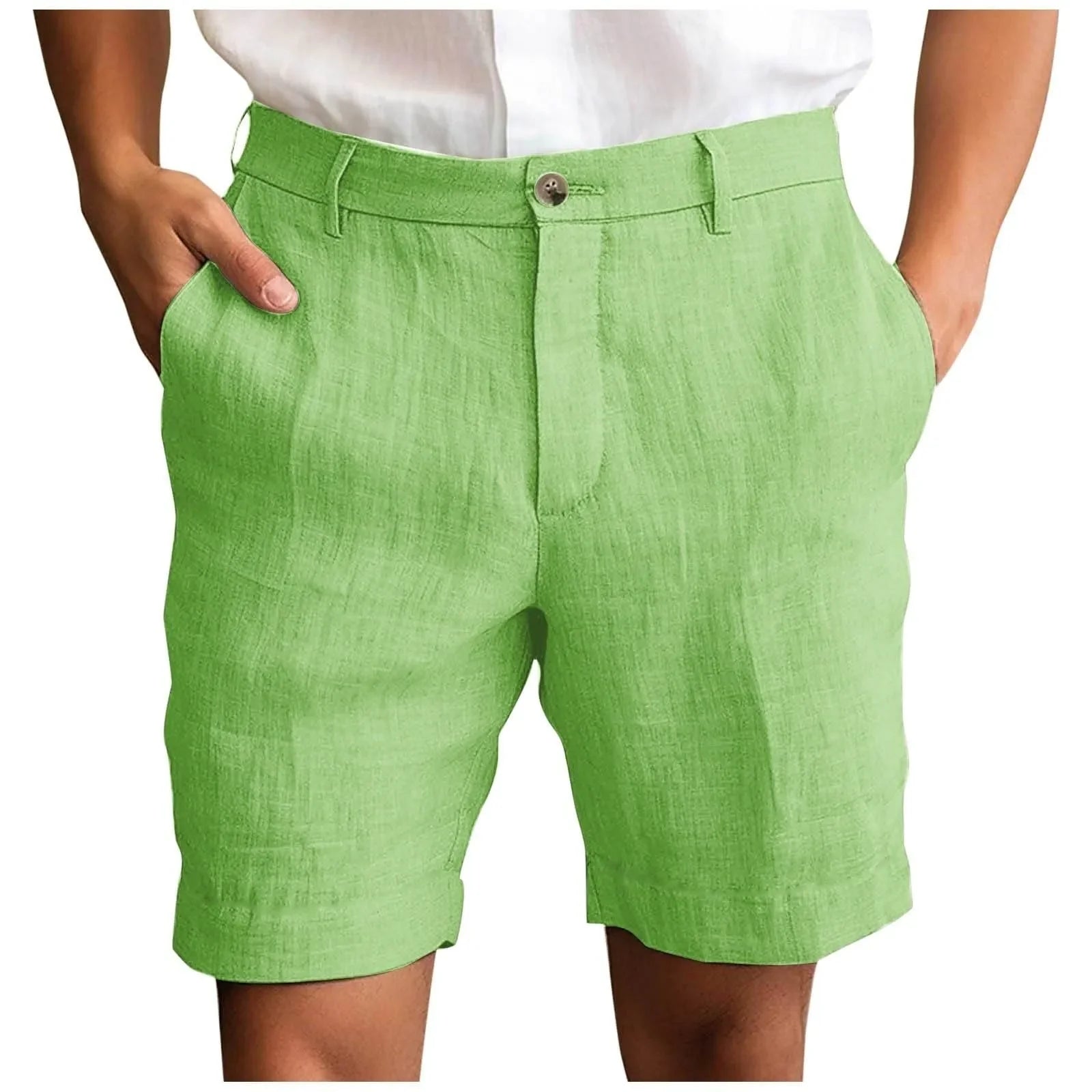 Marco │ Pantalón Corto de Lino Elegante