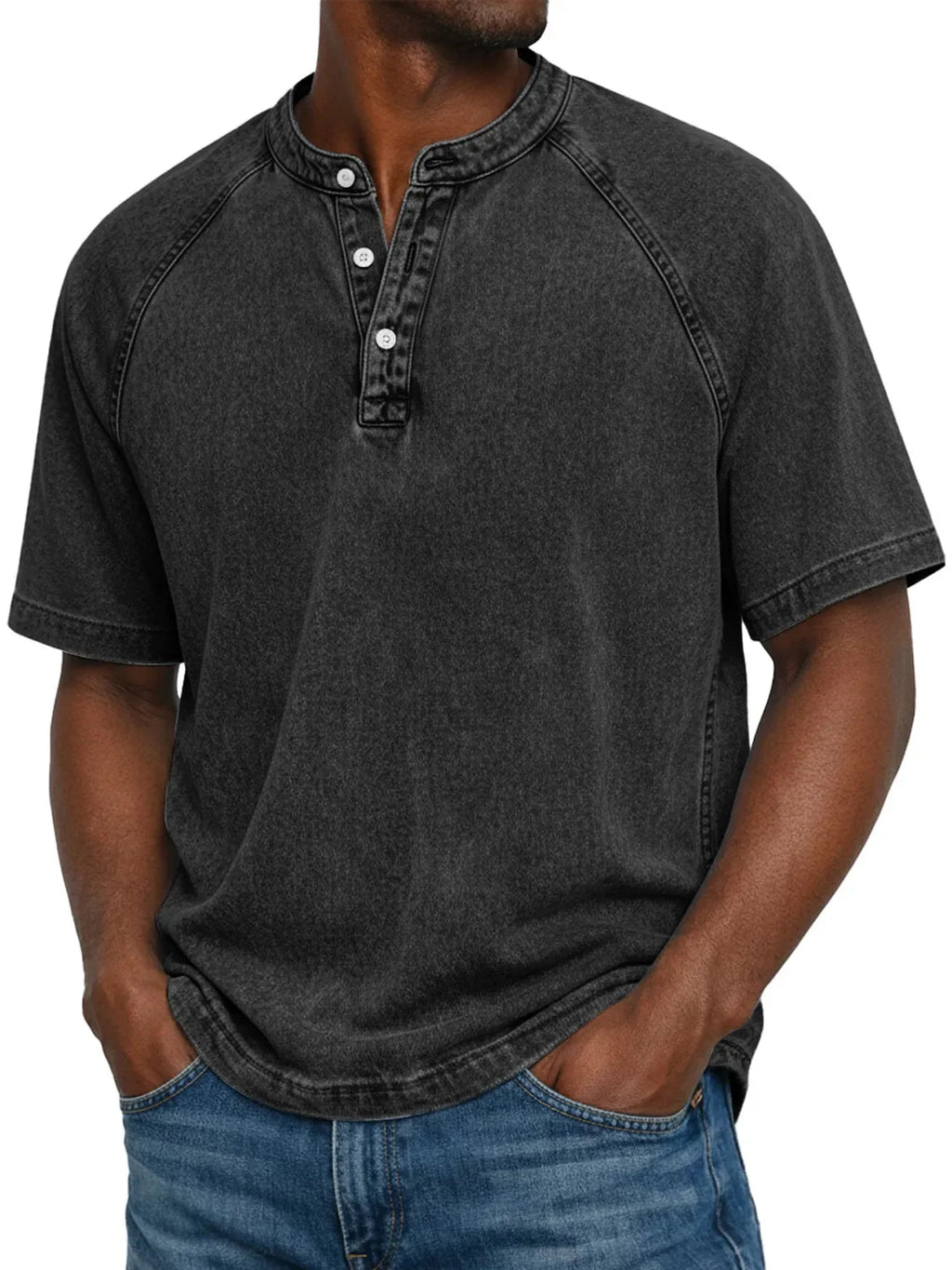 Daniel | Camisa vintage abotonada para hombre