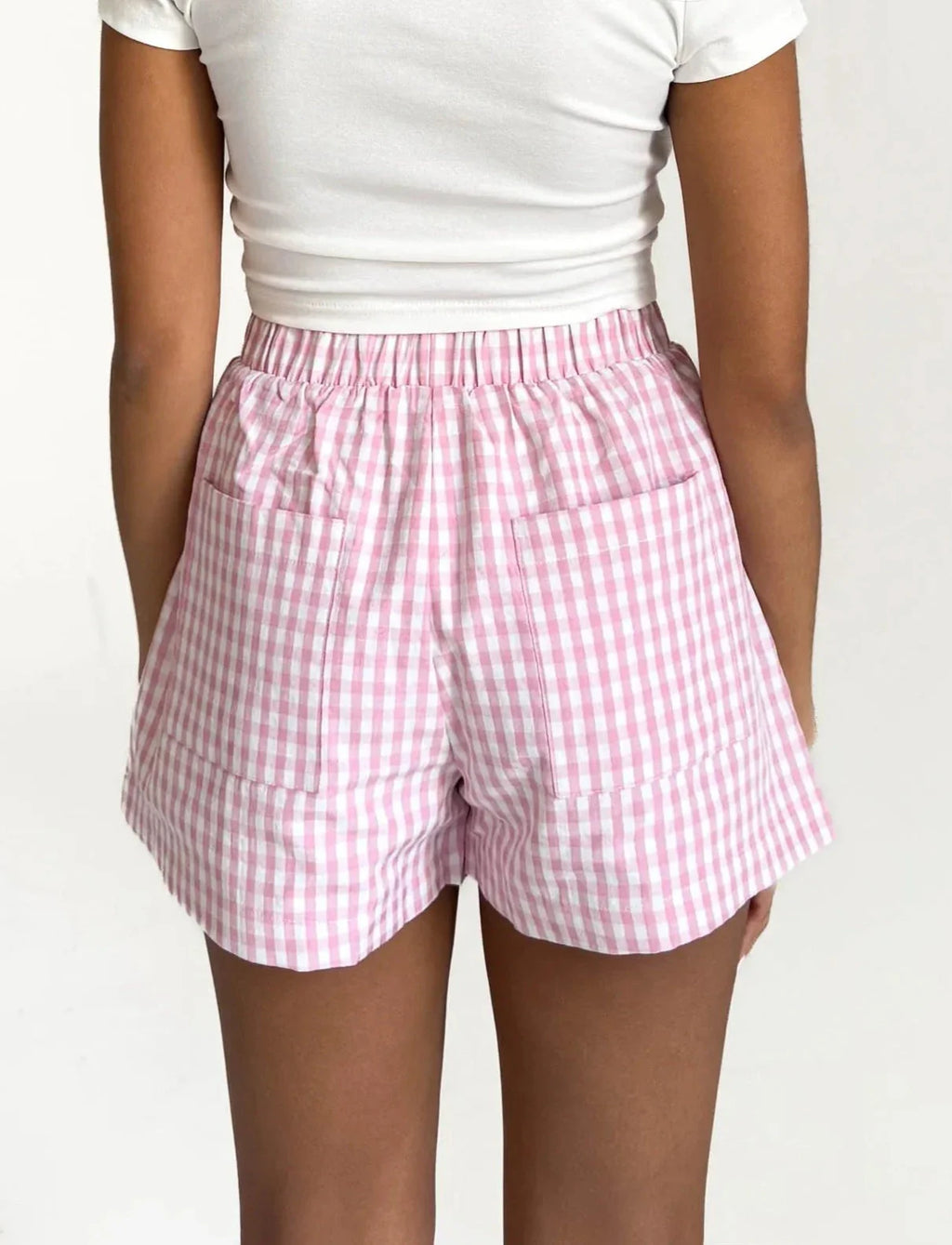 Clara │ Pantalón Corto Veraniego con Estampado Vichy