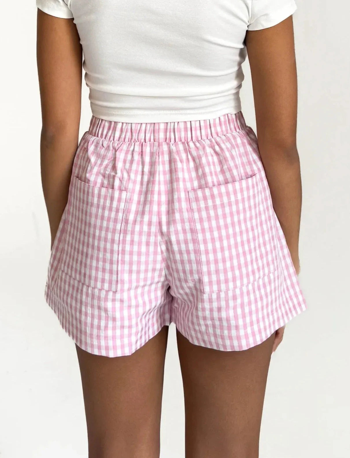 Clara │ Pantalón Corto Veraniego con Estampado Vichy