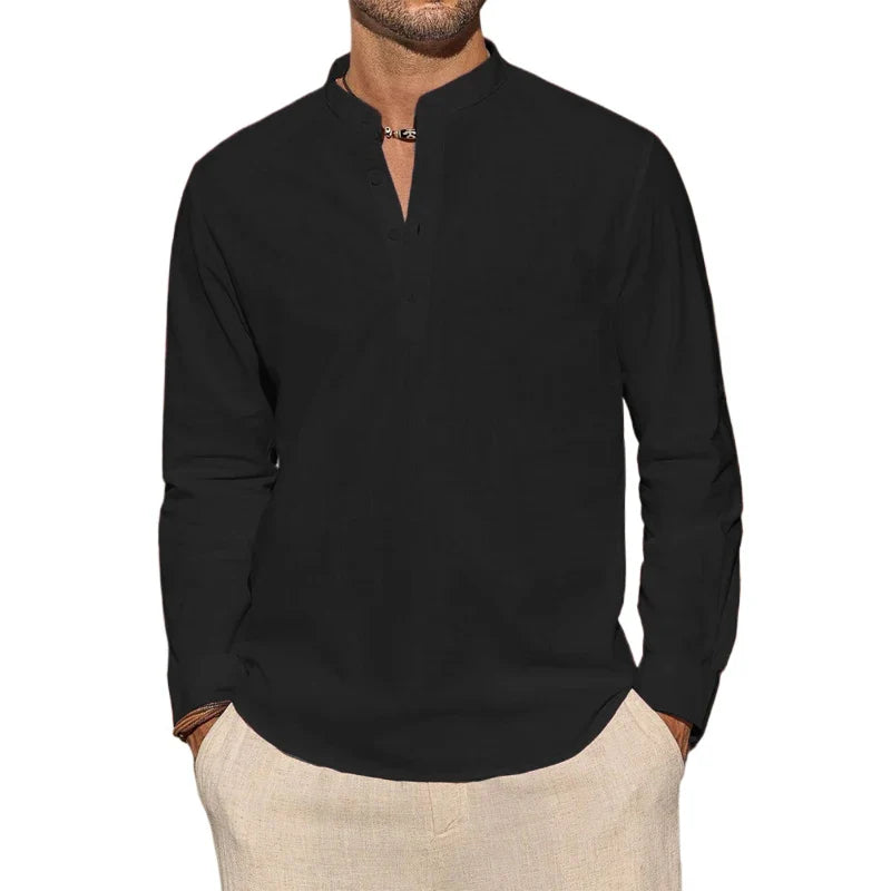 Henley | Elegante camiseta de algodón