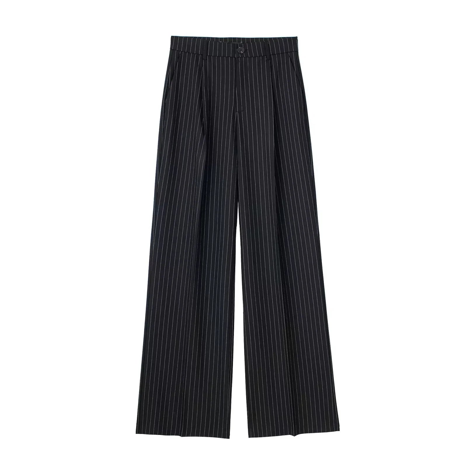 Nordave™ Striped Wide-Leg Trousers