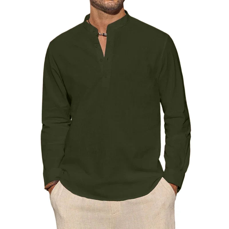 Henley | Elegante camiseta de algodón