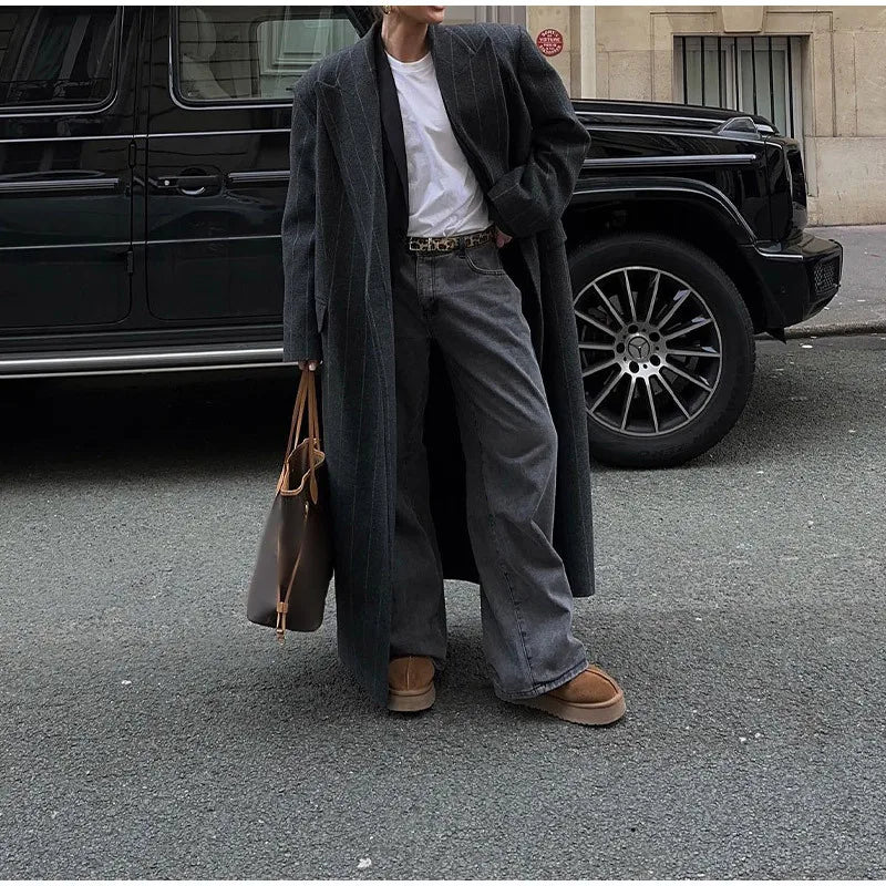 Nordave™ Strømstad Longline Striped Coat