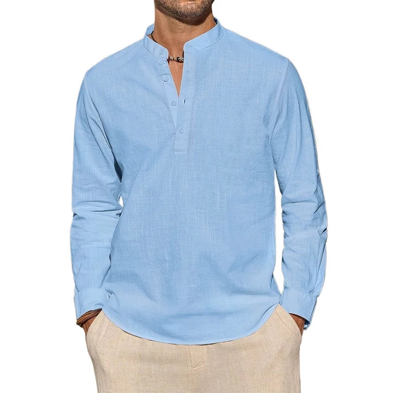 Henley | Elegante camiseta de algodón